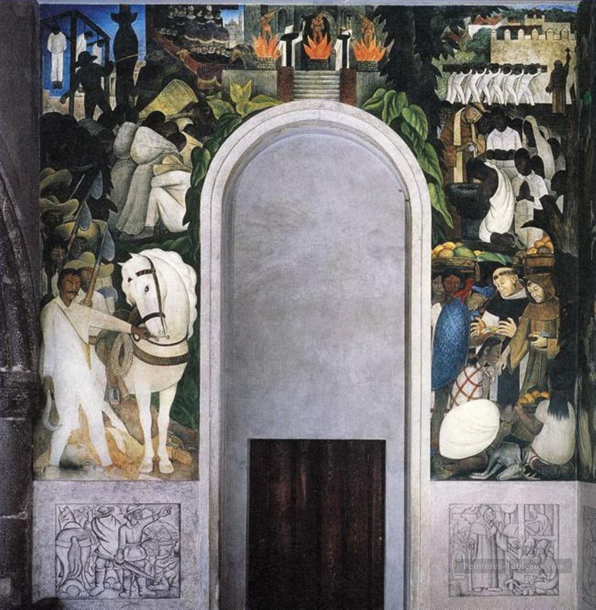 zapata s cheval 1930 Diego Rivera Peintures à l'huile